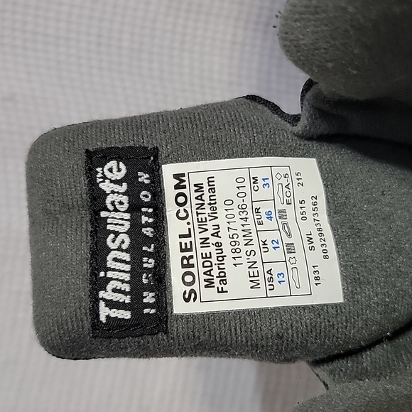 SOREL Winter Boots M sz 13 EUC - Picture 11 of 13